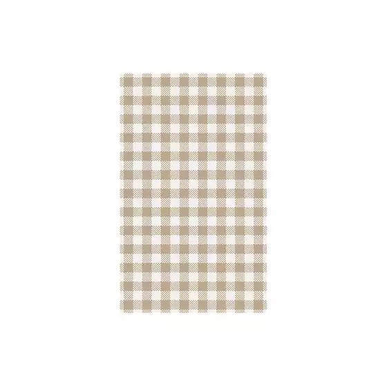Gingham Greaseproof Paper 190x310mm 200/pk - Yellow